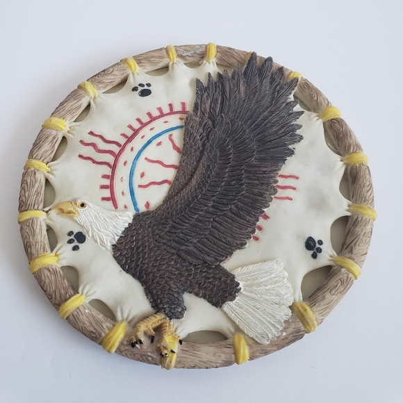 #Young's 97 Ceramic Sun catcher Eagle Plaque - Picture 2 of 9